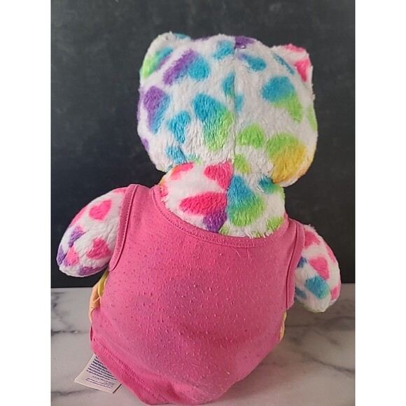 Build A Bear Rainbow Cat Stuffed Plush USED READ DESCRIPTION - Picture 5 of 10